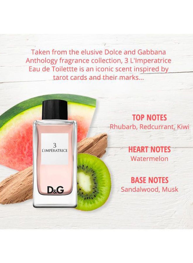 3 L'Imperatrice EDT 100ml