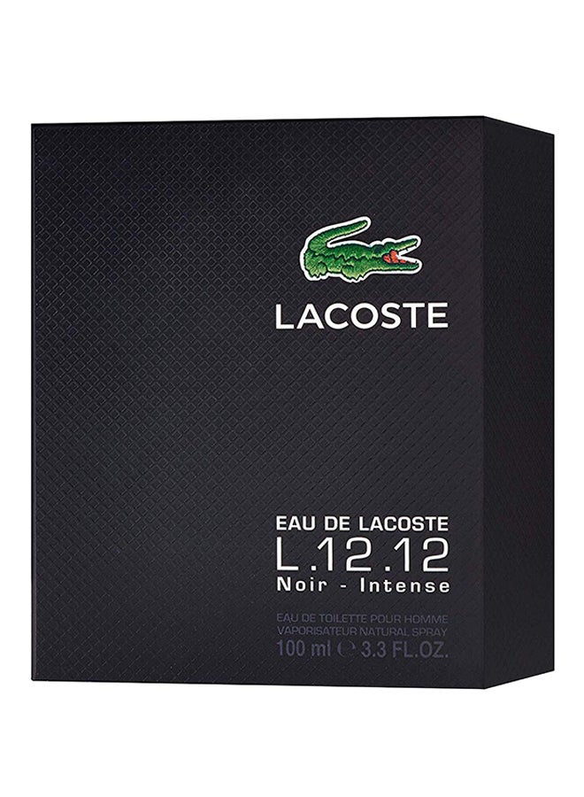 Eau de Lacoste L. 12.12 Noir Intense EDT 100ml