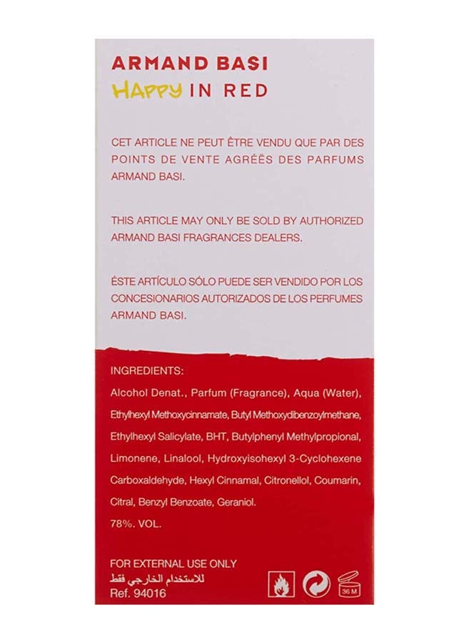 Happy In Red EDT 50ml