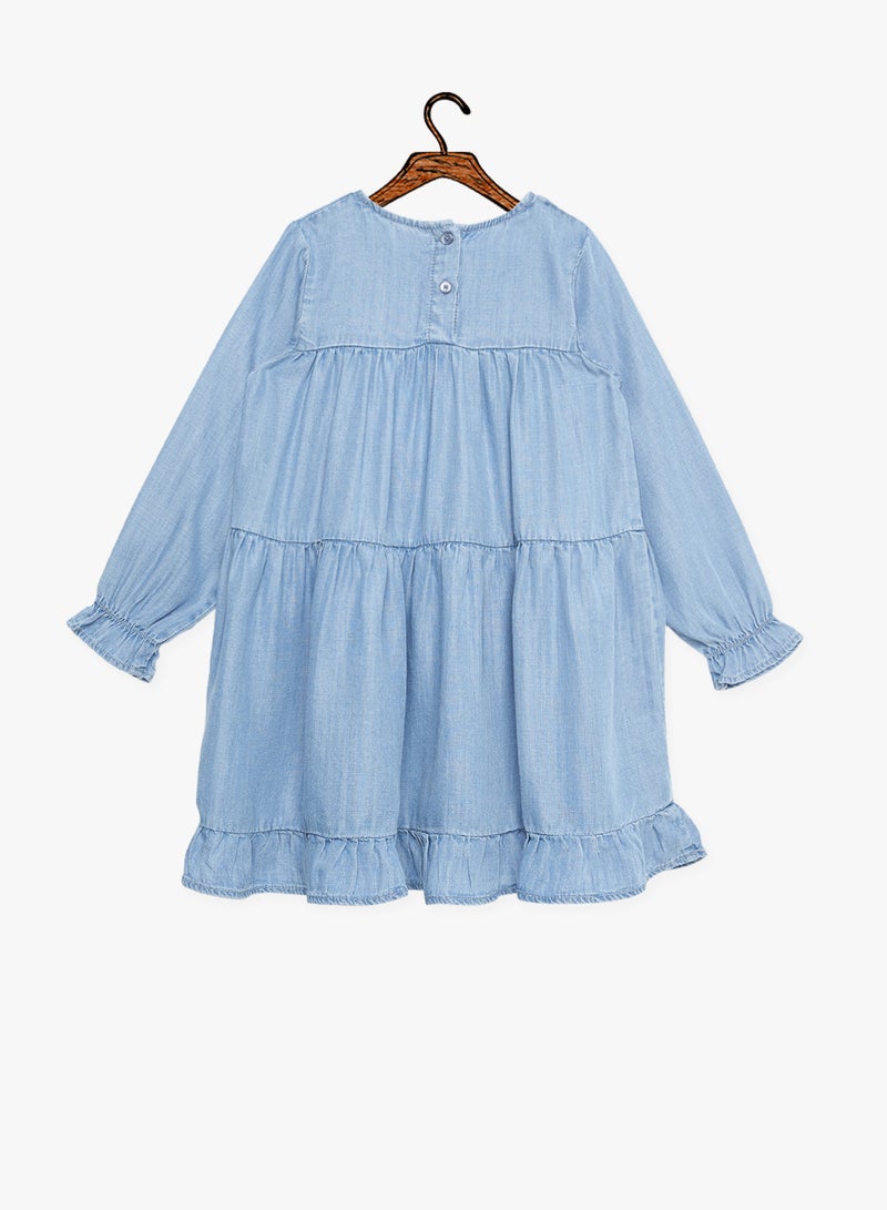 Tiered Dress Blue