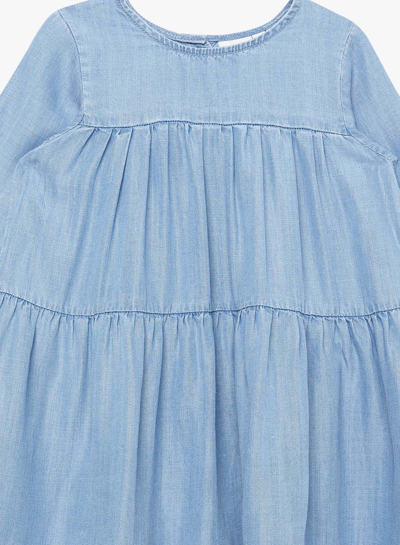 Tiered Dress Blue