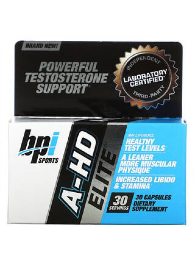 BPI Sports A-HD Elite 500 mg 30 Capsules