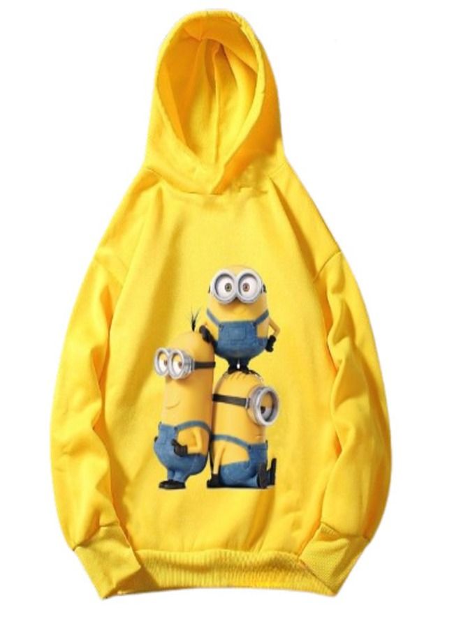 The Minions Printed Hoodie for Kids