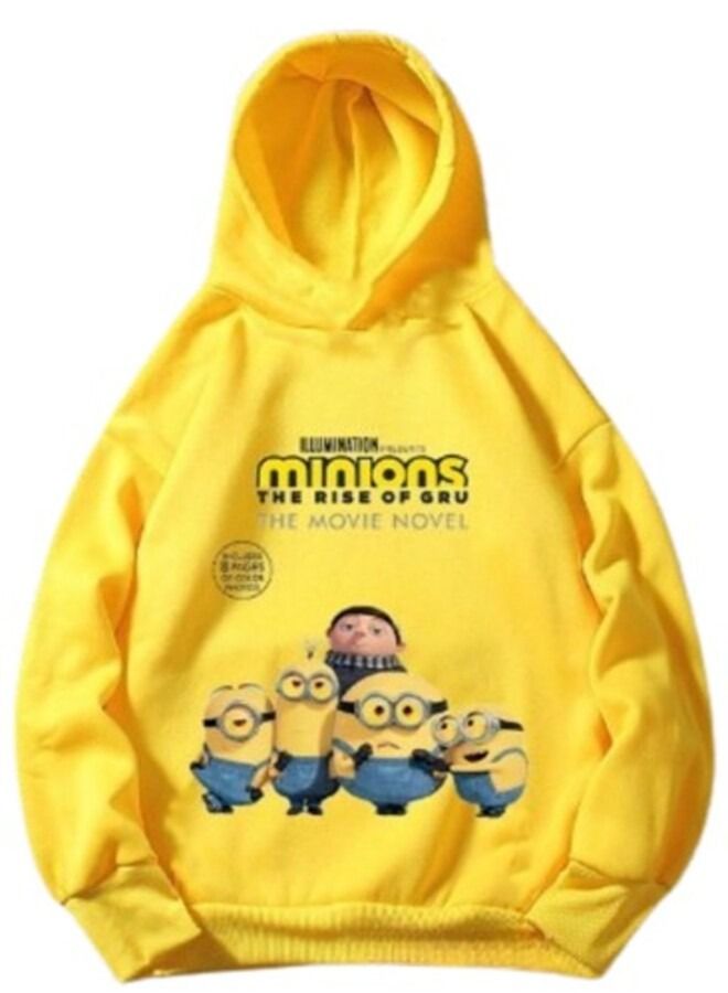 Minions The Rise of Gru Printed Hoodie for Kids