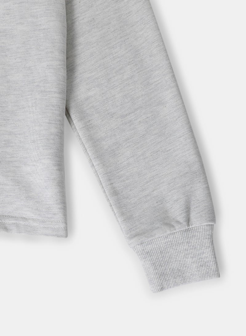 Girls Sweatshirt Grey