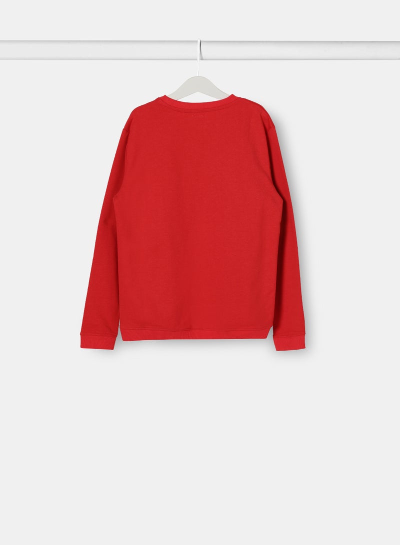 Girls Sweatshirt Red