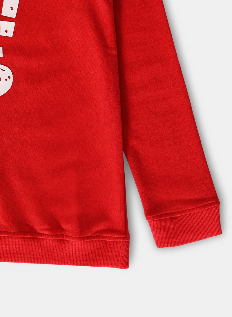 Girls Sweatshirt Red