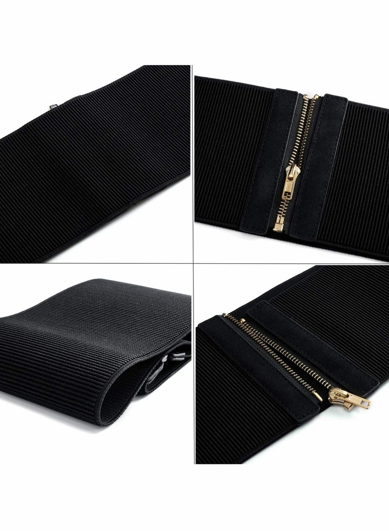 Womens Wide Elastic Stretch Waist Belt Corset Cincher