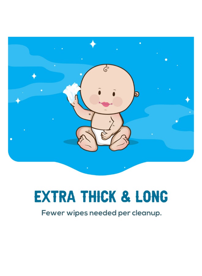 Baby Wipes Fragrance-Free 80S Sheets Pack of 3