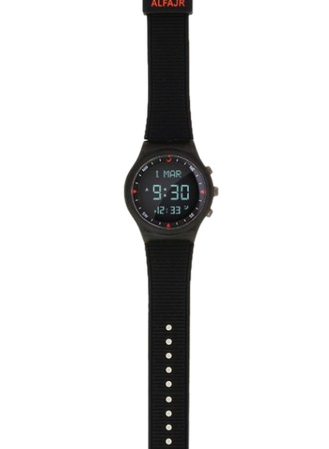 Boys' Water Resistant Digital Watch WY-16 - 38 mm - Black