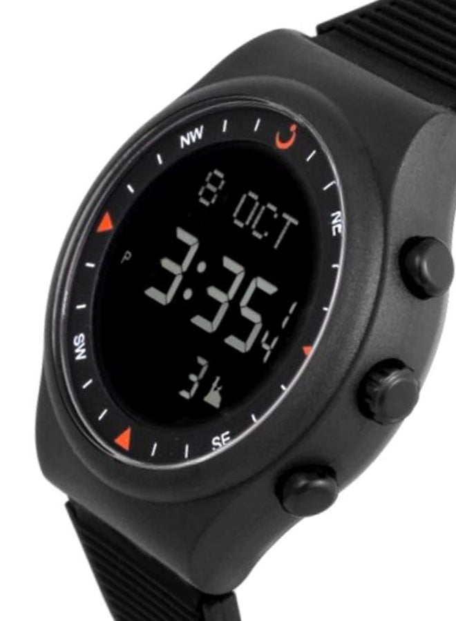 Boys' Water Resistant Digital Watch WY16 - 38 mm - Black