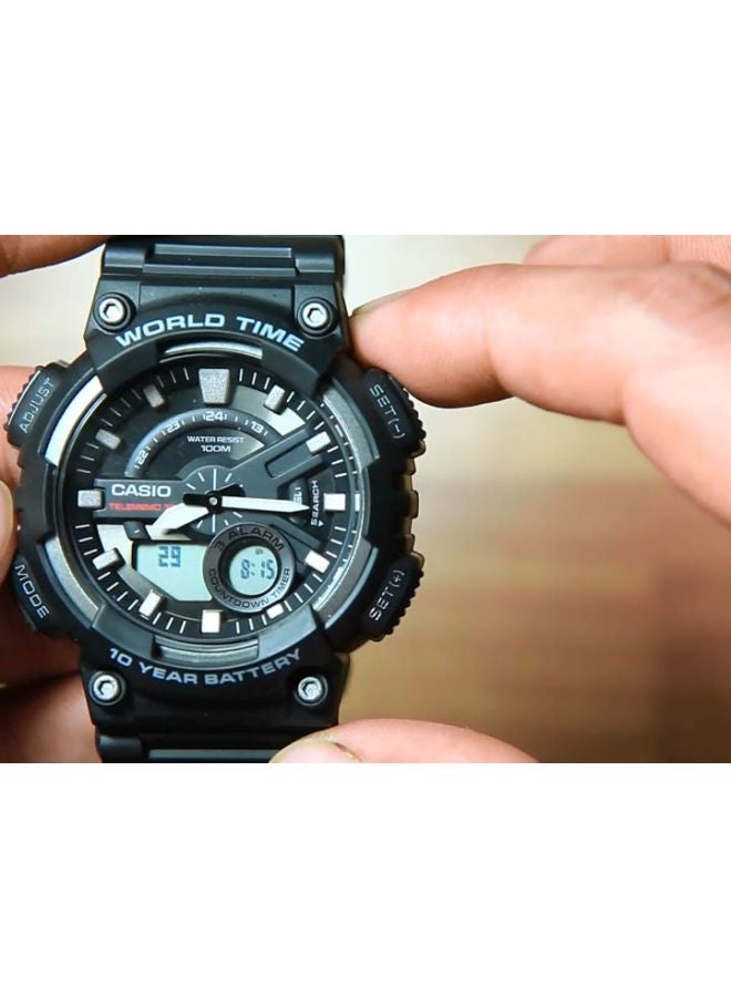 Boys' Youth Series Quartz Digital Watch AEQ-110W-1AVDF - 47 mm - Black