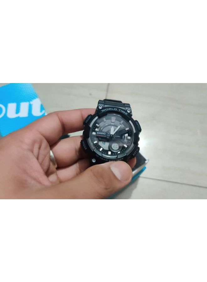 Boys' Youth Series Quartz Digital Watch AEQ-110W-1AVDF - 47 mm - Black