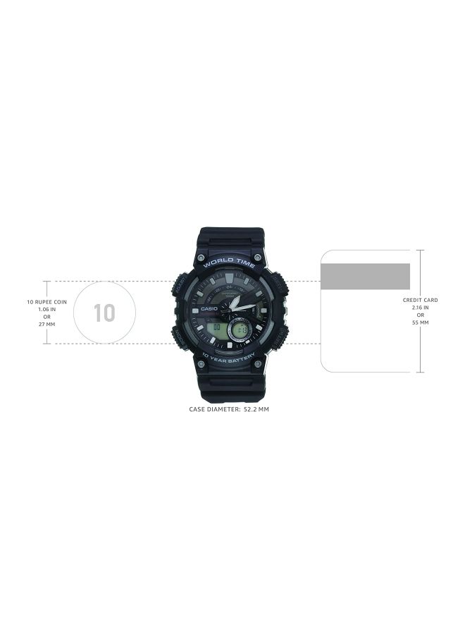 Boys' Youth Series Quartz Digital Watch AEQ-110W-1AVDF - 47 mm - Black