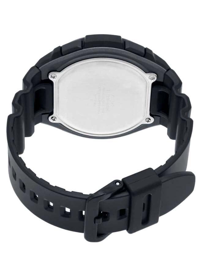 Boys' Resin Digital Quartz Watch W-736H-1AVDF - 47 mm - Black