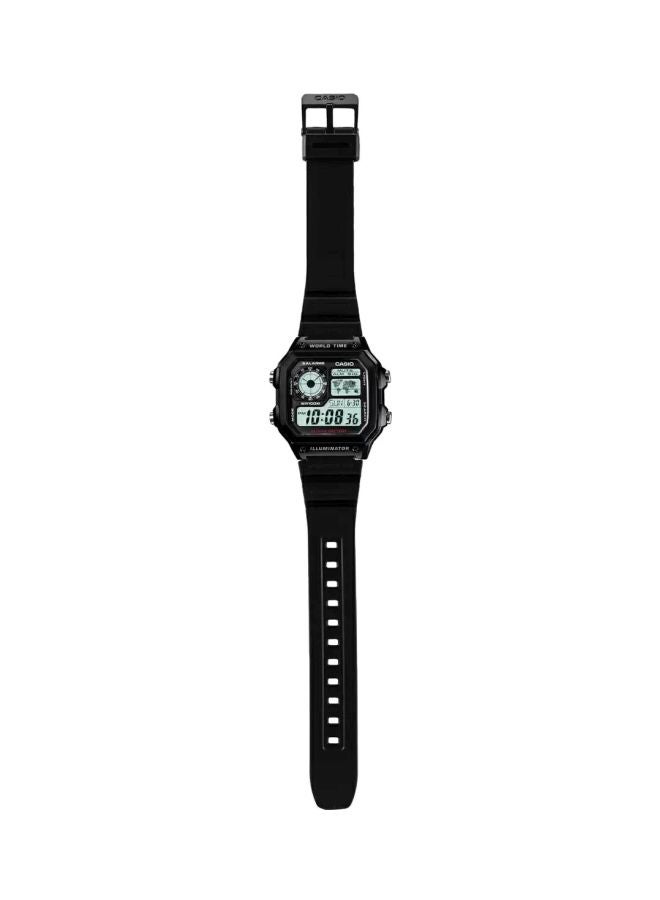 Boys' Youth Water Resistant Digital Watch AE-1200WH-1AVDF