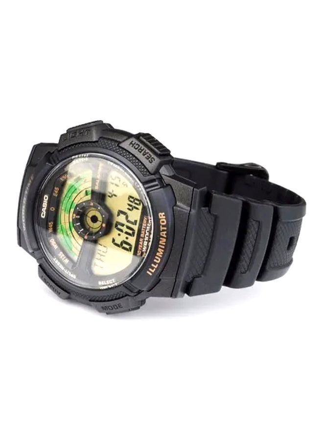 Boys' Water Resistant Digital Watch AE-1100W-1BVDF - 44 mm - Black