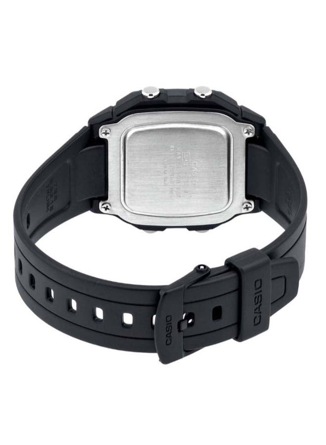 Boys' Resin Digital Quartz Watch W-800H-1AVDF - 37 mm - Black