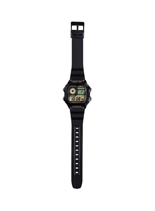 Boys' Youth Series Quartz Digital Watch AE-1200WH-1BVDF - 45 mm - Black