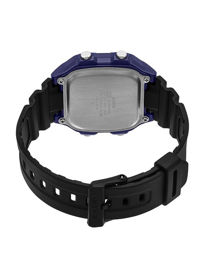 Boys' Resin Digital Wrist Watch AE-1300WH-2AVDF - 42 mm - Black