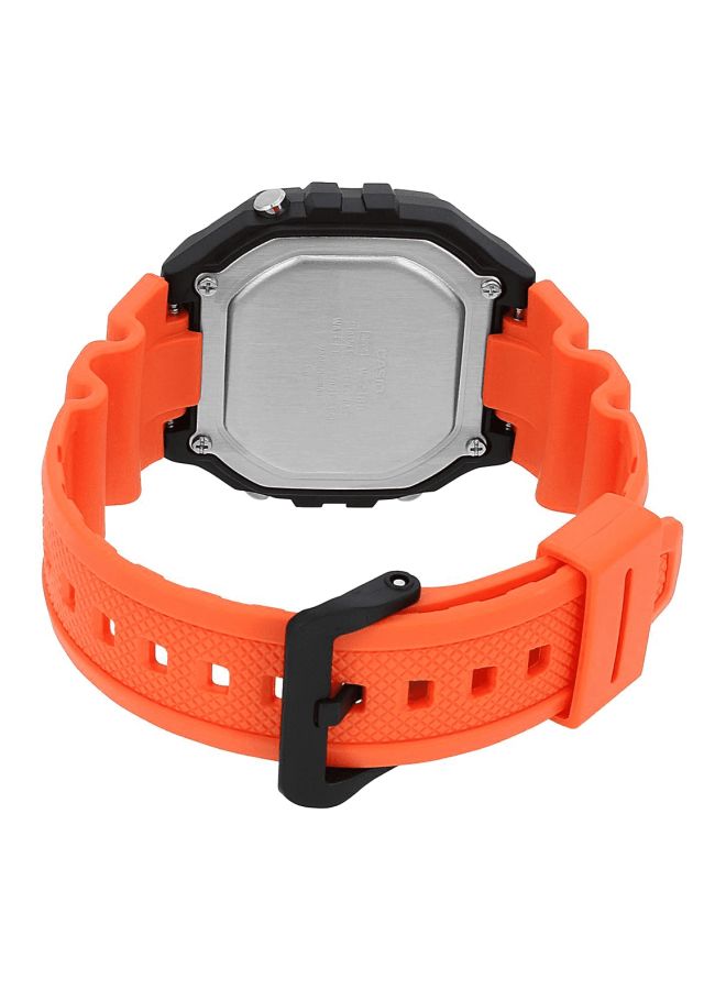 Boys' Youth Series Digital Watch W-218H-4B2V - 43 mm - Orange