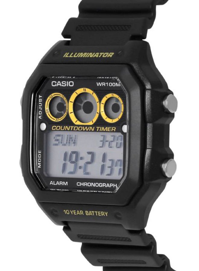 Boys' Youth Series Quartz Digital Watch AE-1300WH-1AVDF - 45 mm - Black