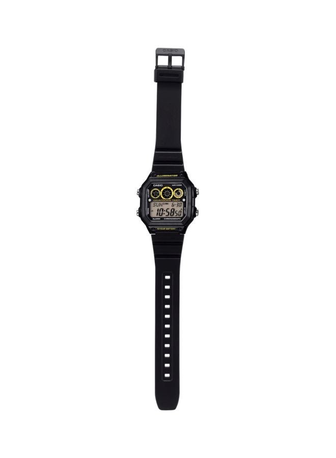 Boys' Youth Series Quartz Digital Watch AE-1300WH-1AVDF - 45 mm - Black