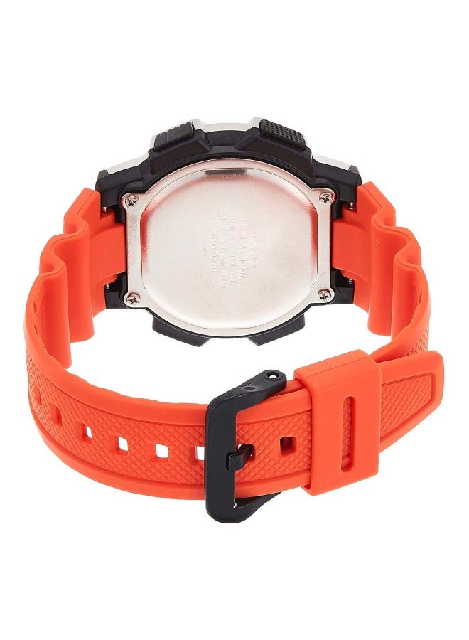 Men's Resin Digital Watch AE-1000W-4BVDF - 44 mm - Orange