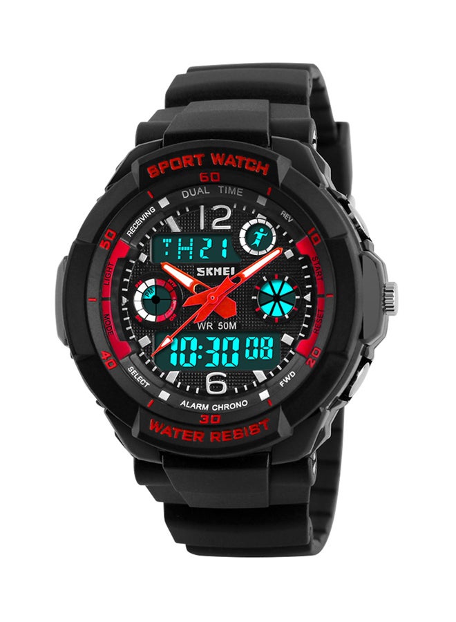 boys Water Resistant Analog/Digital Wrist Watch 1060 - 42 mm - Black