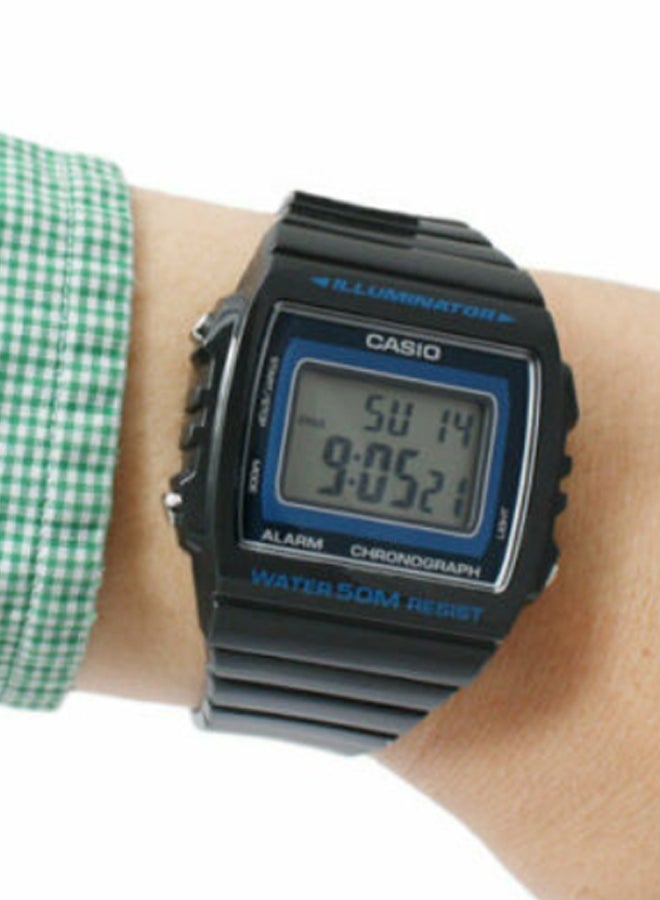 Boys' Water Resistant Classic Digital Chronograph Watch W215H-8A - 40 mm - Black