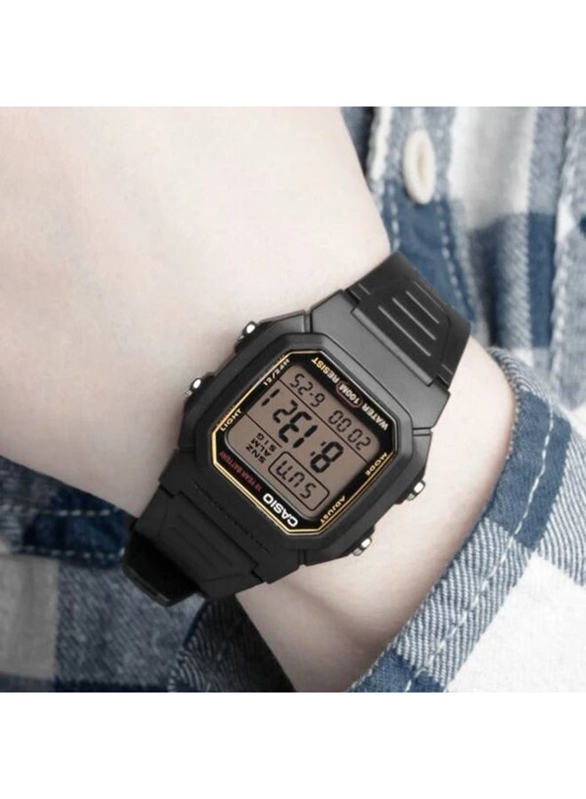 Boys' Classic Digital Quartz Watch W-800HG-9AVDF - 42 mm - Black