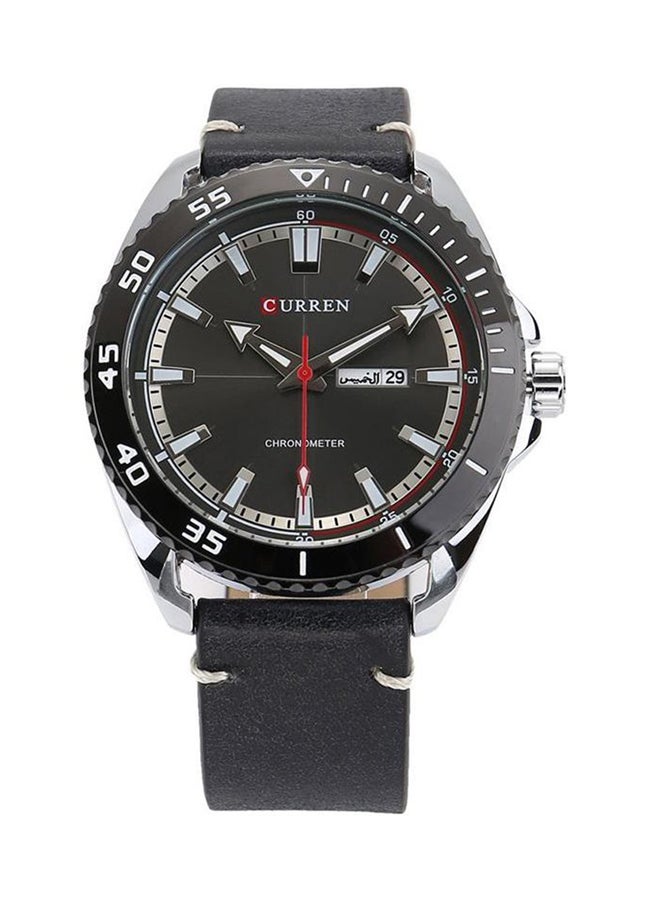 boys Water Resistant Analog Wrist Watch 8272 - 44 mm -Black