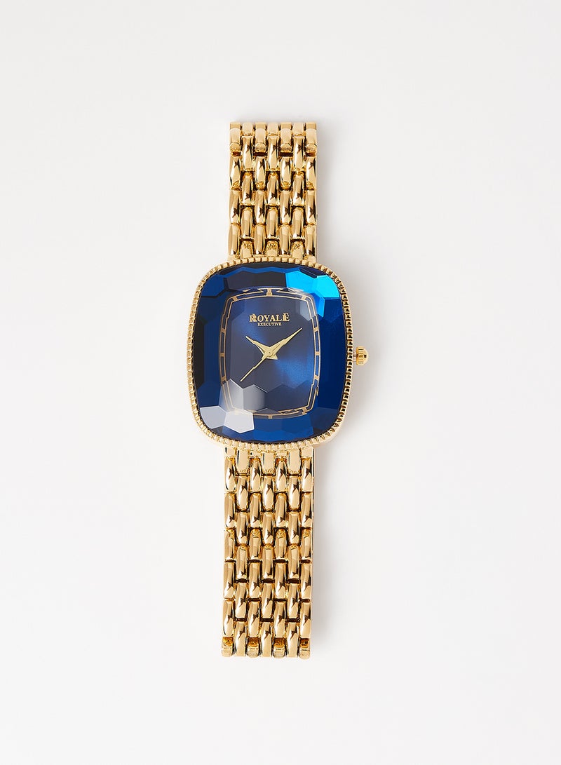 Girls' Executive Cut Glass Wrist Watch - 32 mm - Gold