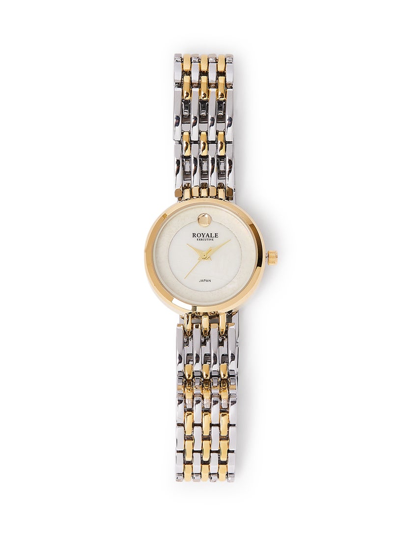 Girls' Stainless Steel Analog Watch RE052G - 32 mm - Gold/Silver
