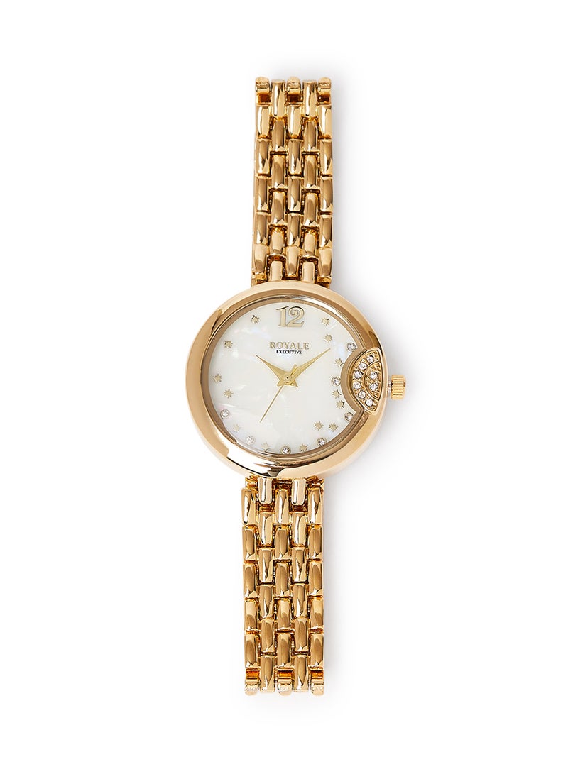 Girls' Stainless Steel Analog Watch RE111B - 32 mm - Gold