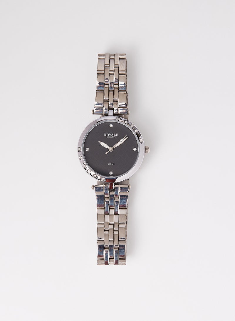 Girls' Executive Fashion Wrist Watch - 32 mm - Silver