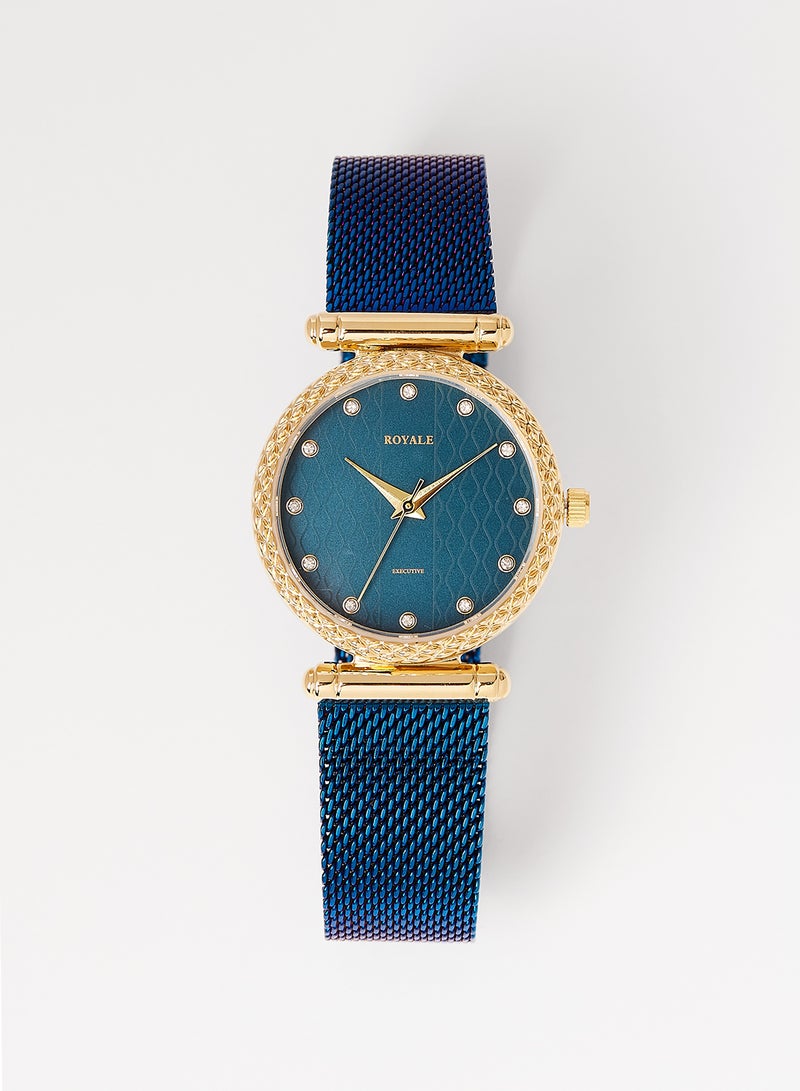 Girls' Executive Fashion Wrist Watch - 32 mm - Blue