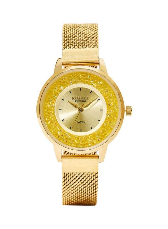 Girls' Executive Analog Watch RE081A - 32 mm - Gold