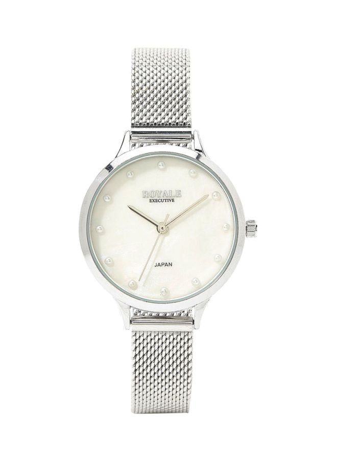 Girls' Executive Analog Watch RE075F - 32 mm - Silver
