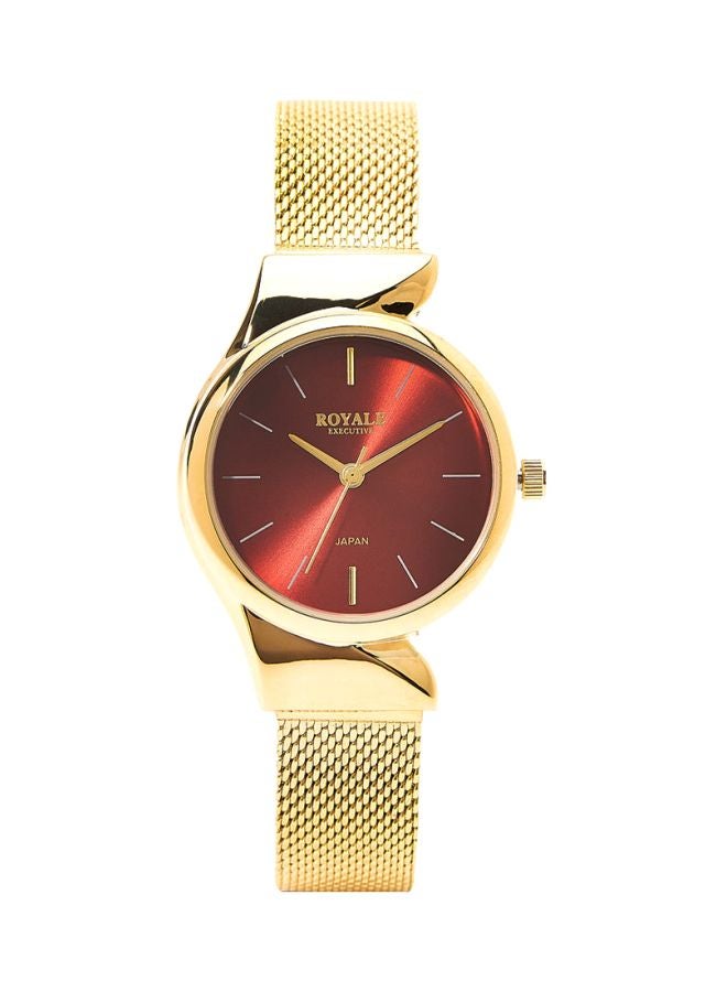 Girls' Executive Analog Watch RE079D - 32 mm - Gold
