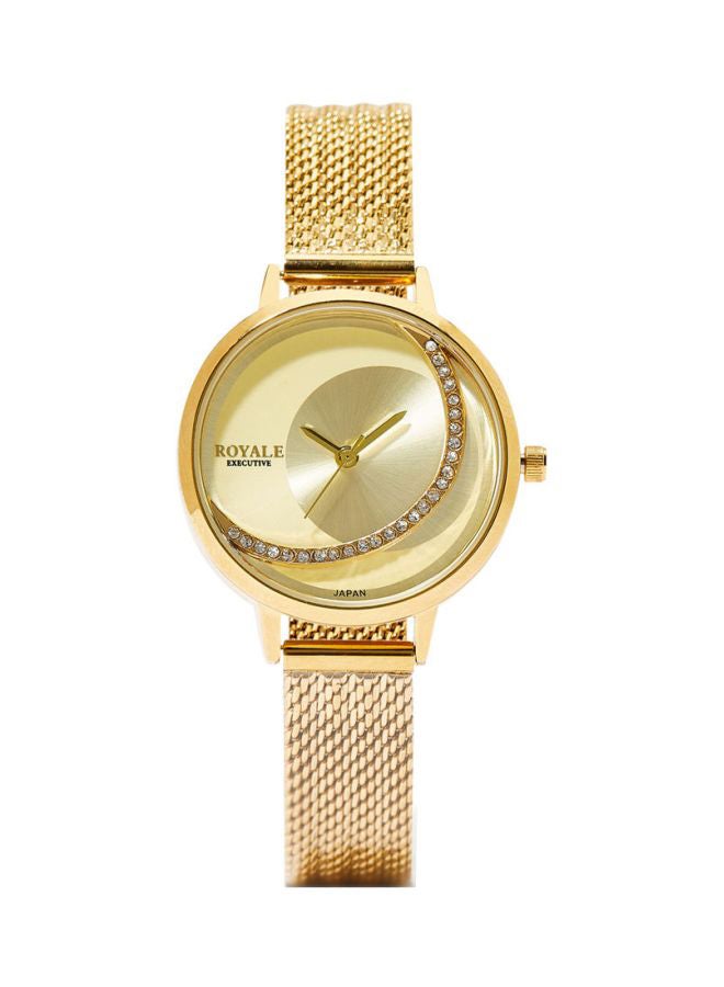 Girls' Executive Analog Watch RE074A - 32 mm - Gold