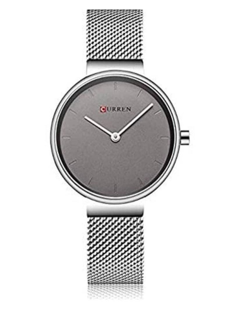 Stylish Curren Wrist Watch For Women 9016 Grey