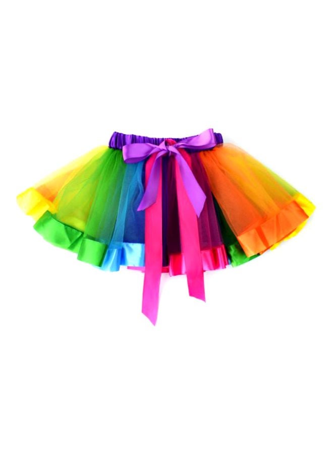 Nylon Princess Skirt Green/Pink/Blue