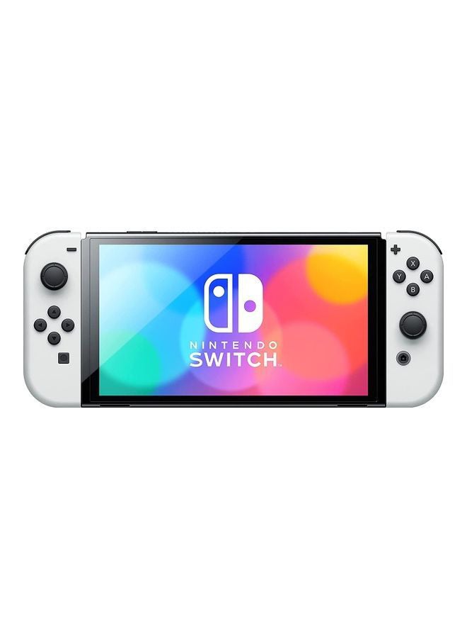 Switch OLED (2021) Model - Black & White Joy Con (UAE Version)