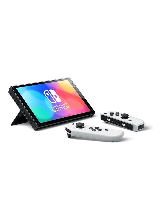 Switch OLED (2021) Model - Black & White Joy Con (UAE Version)