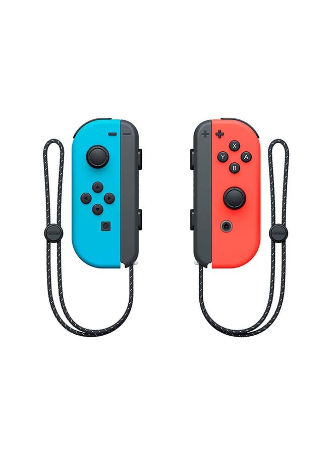 Switch OLED (2021) Model - Neon Red & Blue Joy Con (UAE Version)