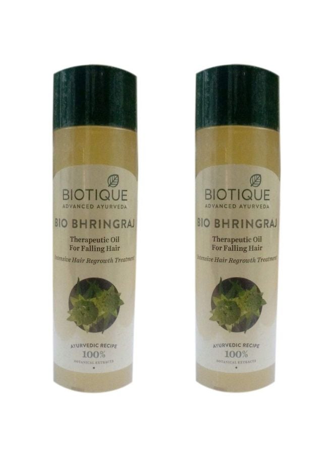 2-Piece Bio Bhringraj Fresh Growth Therapeutic Oil 200ml