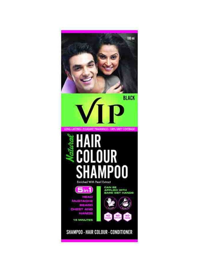 5-In-1 Natural Hair Color Shampoo Black 350grams