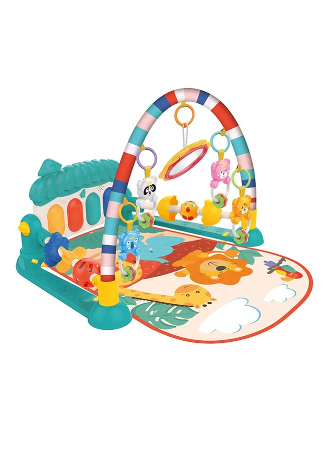 Multi Function Decorated, Beautiful Designs Piano Fitness Play Mat With Music And Light 75x60x45cm