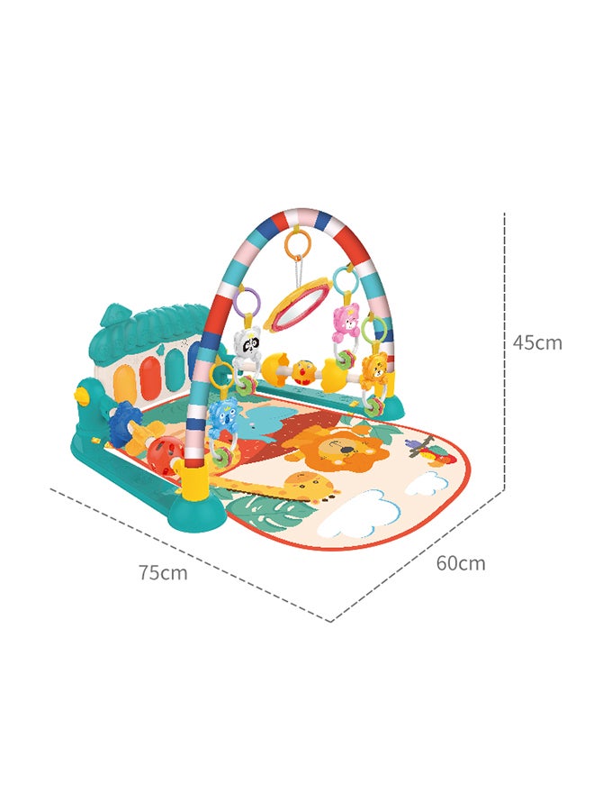 Multi Function Decorated, Beautiful Designs Piano Fitness Play Mat With Music And Light 75x60x45cm